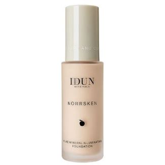 IDUN minerals pure mineral illuminating foundation norsken svea 209 warm medium/light 30ml