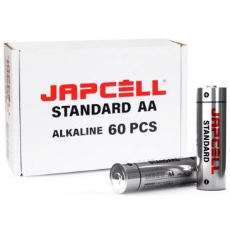 Japcell batteri standard AA alkaline LR6 1.5V 60 stk