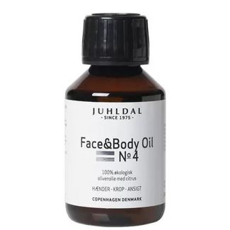 Juhldal face & body oil no. 4 100% økologisk olivenolie med citrus 100ml