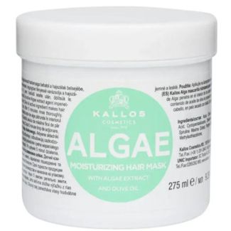 Kallos cosmetics algae moisturizing hair mask with algae extract and olive oil 275ml