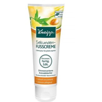 Kneipp sekunden fusscreme zitronenverbene avocadobutter 75ml