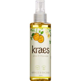 Kraes pleje & massage abrikos & baobab 150ml (bøtte bulet)