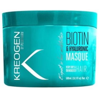 Kreogen by peerpharm biotin & hyaluronic masque very dry & damaged hair 500ml