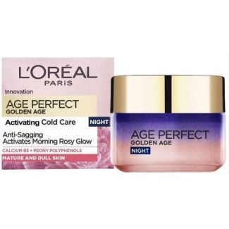 L'oréal paris innovation age perfect golden age activating cold care night calcium B5 + peony polyphenols 50ml