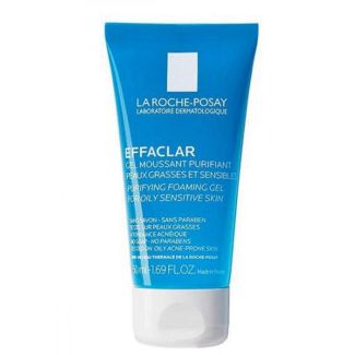La roche-posay effaclar purifying foaming gel for oily sensitive skin 50ml (Dato)