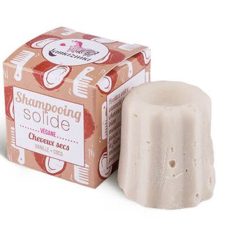 Lamazuna shampooing solide cheveux secs a la vanille & coco 55ml