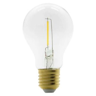 LED filament pære transparent E27 2200K 40 lumen 4W 84x44mm extra warm white 15 stk