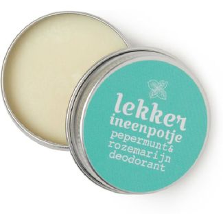 Lekker ineenpotje natuurlijke deodorant pepermunt & rozemarijn 30ml