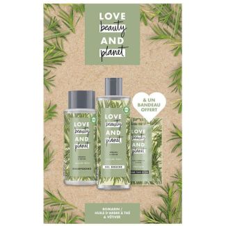 Love beauty and planet & un bandeau offert romarin & vétiver - 3 dele