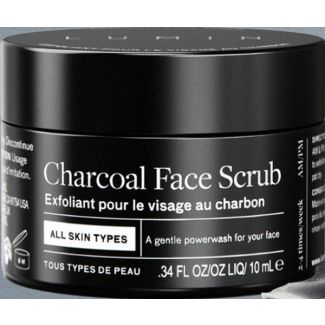 Lumin charcoal face scrub all skin types 30ml (dato)