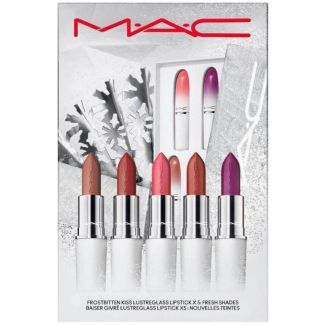 MAC frostbitten kiss lustreglass lipstick 5 stk