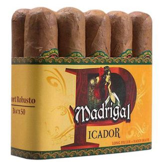 Madrigal picador short robusto cigars hand made in mexico 3 1/4 x 50 10 stk.