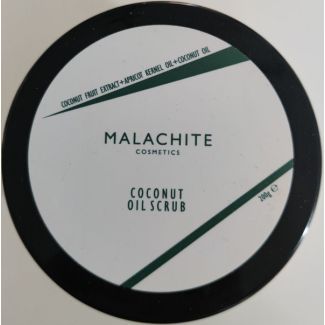 Malachite cosmetics coconut oil scrub 200g (dato)