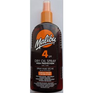 Malibu dry oil spray SPF4 high protection 200ml