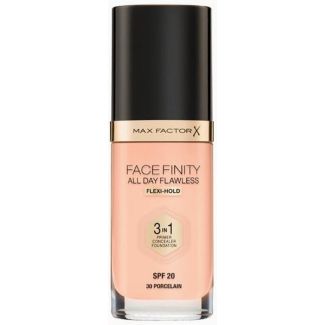 Max factor X facefinity all day flawless 3 in 1 primer concealer foundation SPF20 30 porcelain 30ml