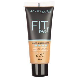 Maybelline fit me matte poreless normal to oily skin 230 natural buff 30ml