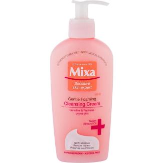 Mixa sensitive skin expert gentle foaming cleansing cream sweet almond oil 200ml