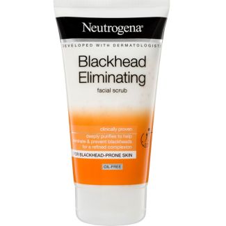 Neutrogena blackhead eliminating facial scrub 150ml