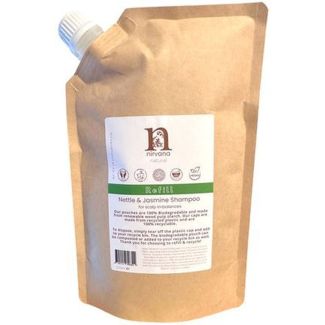 Nirvana natural nettle & jasmine shampoo for scalp imbalances refill 250ml