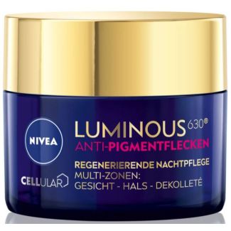 Nivea cellular luminous 630 anti-pigmentflecken regenerierende nachtpflege 50ml