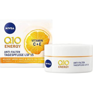 Nivea Q10 energy anti-falten tagespflege LSF15 vitamin C + E 50ml (æske upæn)