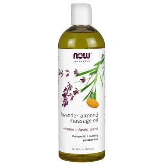 Now solutions lavender almond massage oil vitamin infused blend 473ml