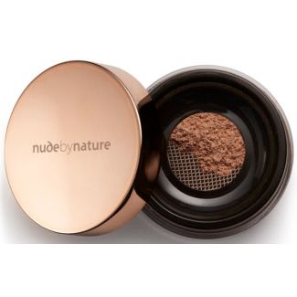 Nude by nature radiant loose powder foundation C7 chestnut 10g