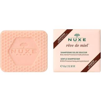 Nuxe paris réve de miel gentle shampoo bar with provence honey and a precious oil 65g