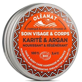 Olénat face & body care handmade in france nourishing and generating shea butter & argan oil 100ml