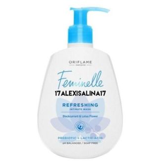 Oriflame sweden feminelle refreshing intimate wash blackcurrant & lotus flower 200ml