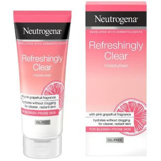 Neutrogena refreshingly clear moisturiser with pink grapefruit fragrance 50ml