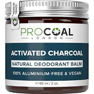 Procoal london activated charcoal natural deodorant balm 60ml