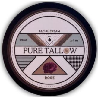 Pure tallow face & body balm rose 60ml