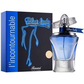 Rasasi eau de parfum l'incontournable pour femme blue lady 2 35ml