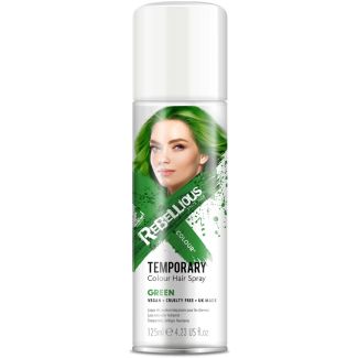 Rebellious colour temporary color hair spray green 125ml