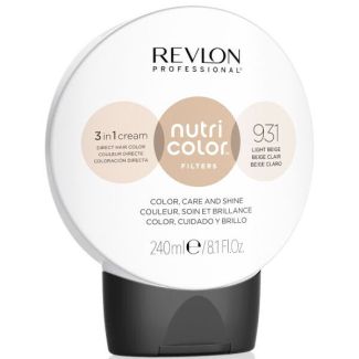 Revlon professional nutri color filters 3 in 1 cream 931 light beige 240ml