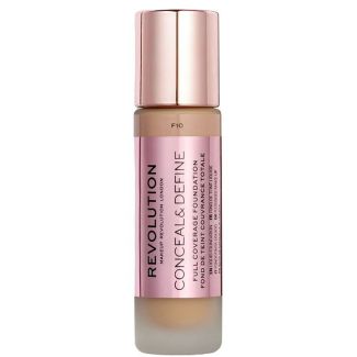 Revolution conceal & define full coverage foundation F10 23ml