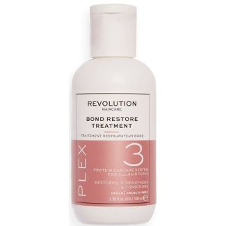Revolution haircare london bond restore treatment plex 3 protein cascade system for all hair types 100ml