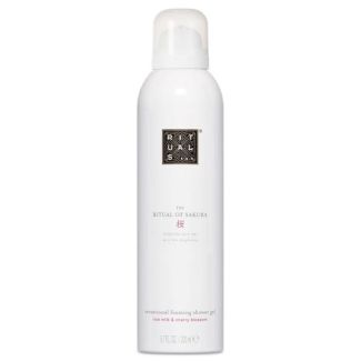Rituals the ritual of sakura zensational foaming shower gel rice milk & cherry blossom 200ml