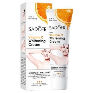 Sadoer 3 in 1 whitening vitamin C underarm whitening cream 50g