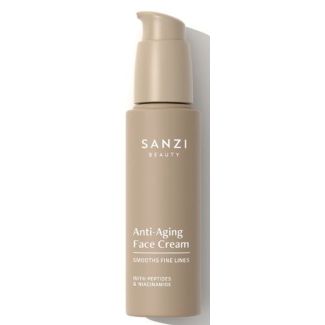 Sanzi beauty anti-aging face cream smooths fine lines with peptides & niacinamide 50ml