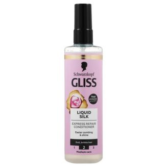 Schwarzkopf gliss liquid silk express repair conditioner medium care 200ml