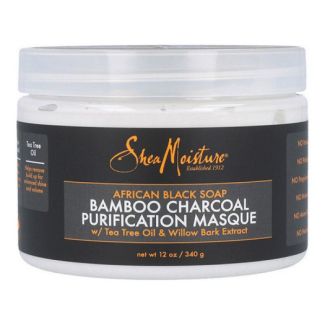Shea moisture african black soap bamboo charcoal purification masque 340g