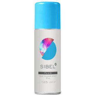 Sibel fluo hair colour spray blue 125ml (dato)