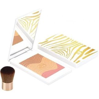 Sisley paris phyto-touche sun glow powder trio péche dorée med børste 11g 