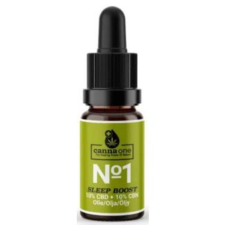 Cannaone the healing power of nature sleep boost 10% CBD + 10% CBN olie 10ml
