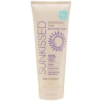 Sunkissed gradual tan medium-dark enriched with shea butter 200ml