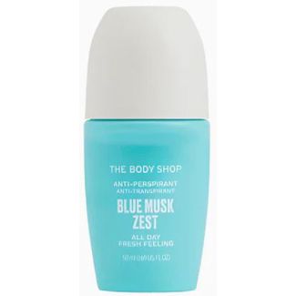 The body shop anti-perspirant blue musk zest all day fresh feeling 50ml