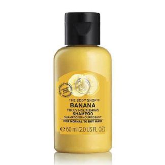 The body shop banana truly nourishing shampoo 60ml