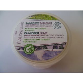 The body shop rainforest radiance hair butter for coloured hair 50ml